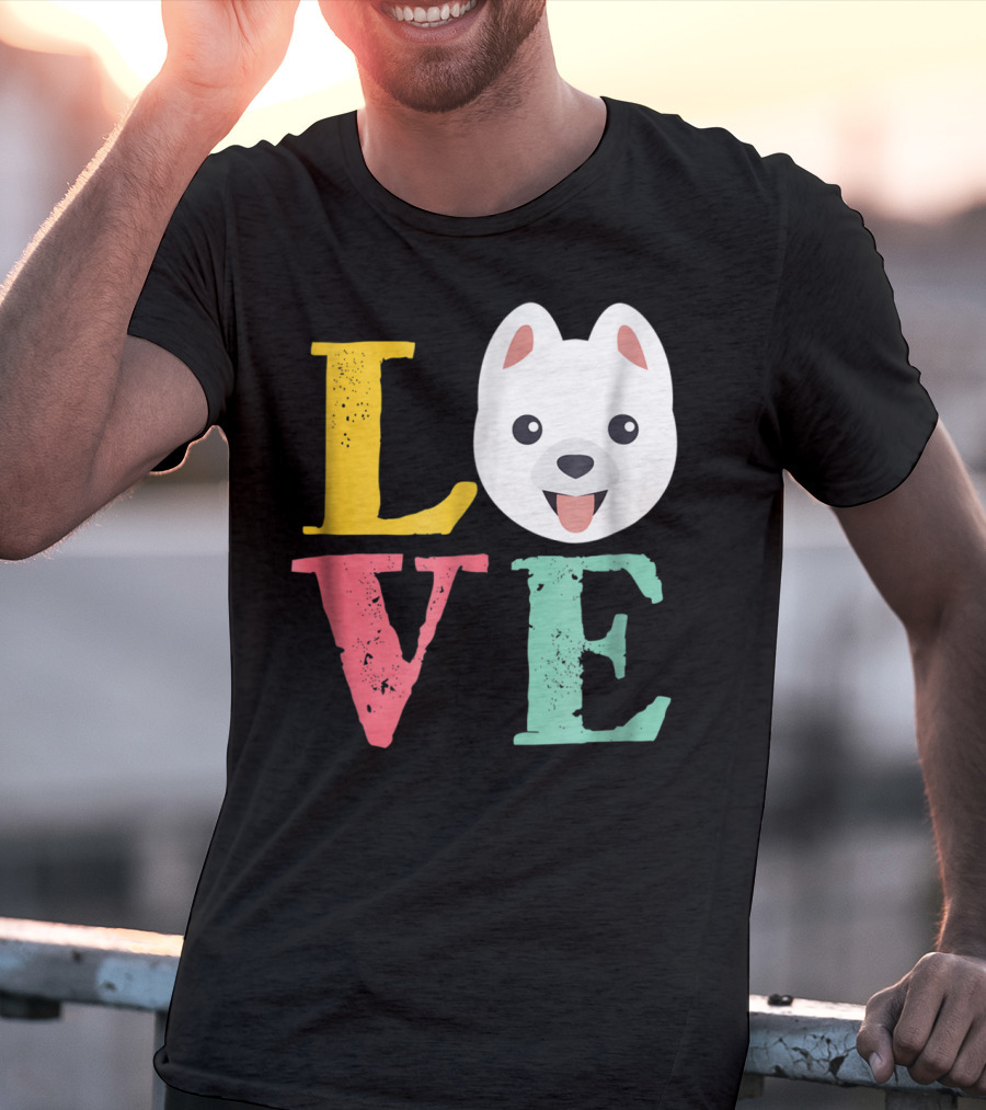 LOVE Pomeranian Dog Pom Owner Puppies Mom And Dad15 T-Shirt