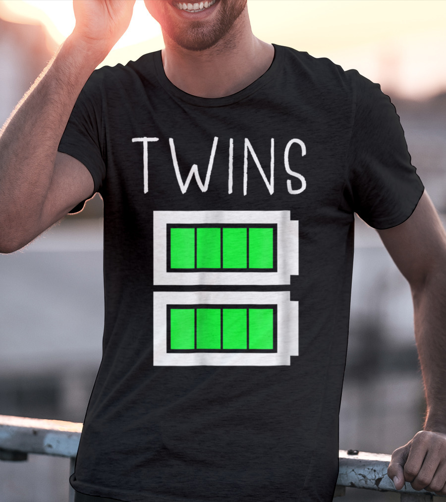 Twins Full Energy Full Batteries T-Shirt