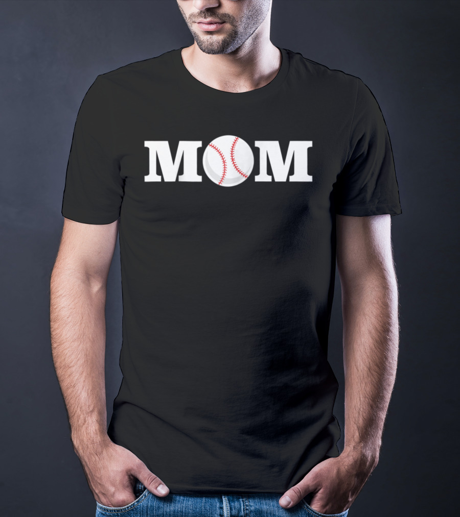 Mom Baseball Softball T-Shirt