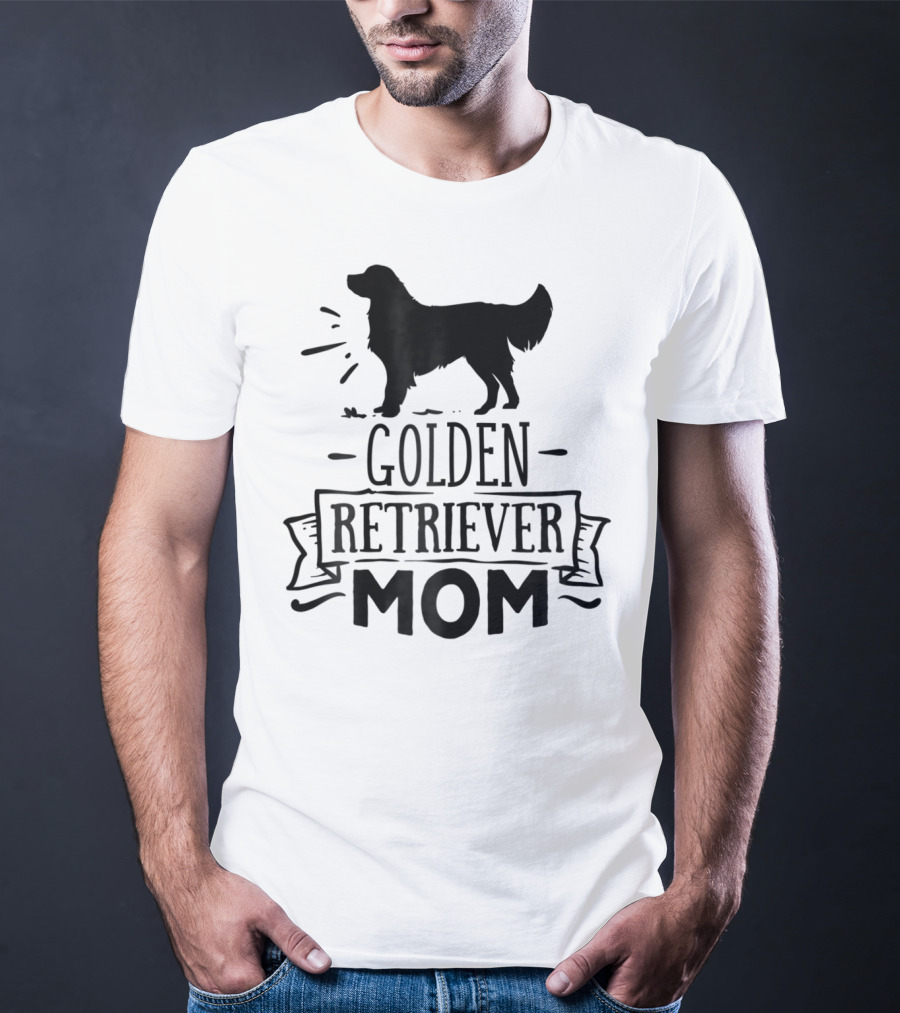 Golden Retriever Mom Puppy Mother Love Dog T-Shirt