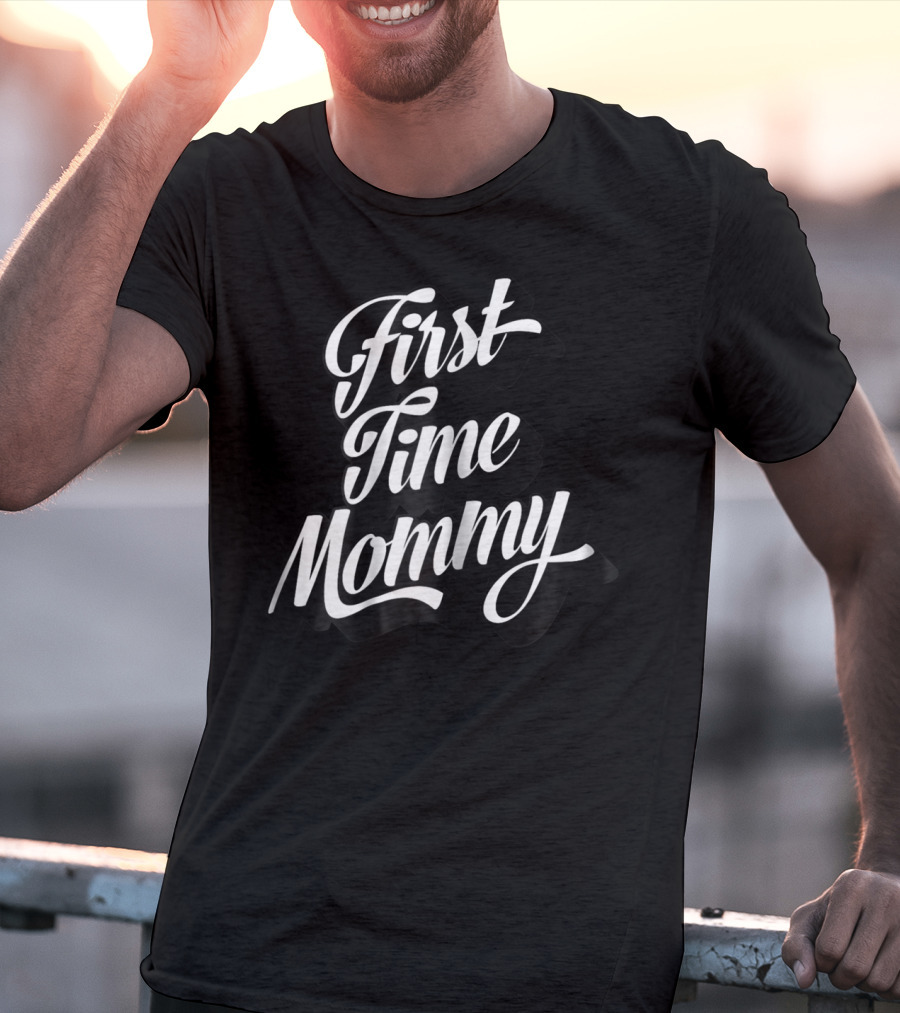 First Time Mommy Rookie Mama New Mom Baby Shower T-Shirt