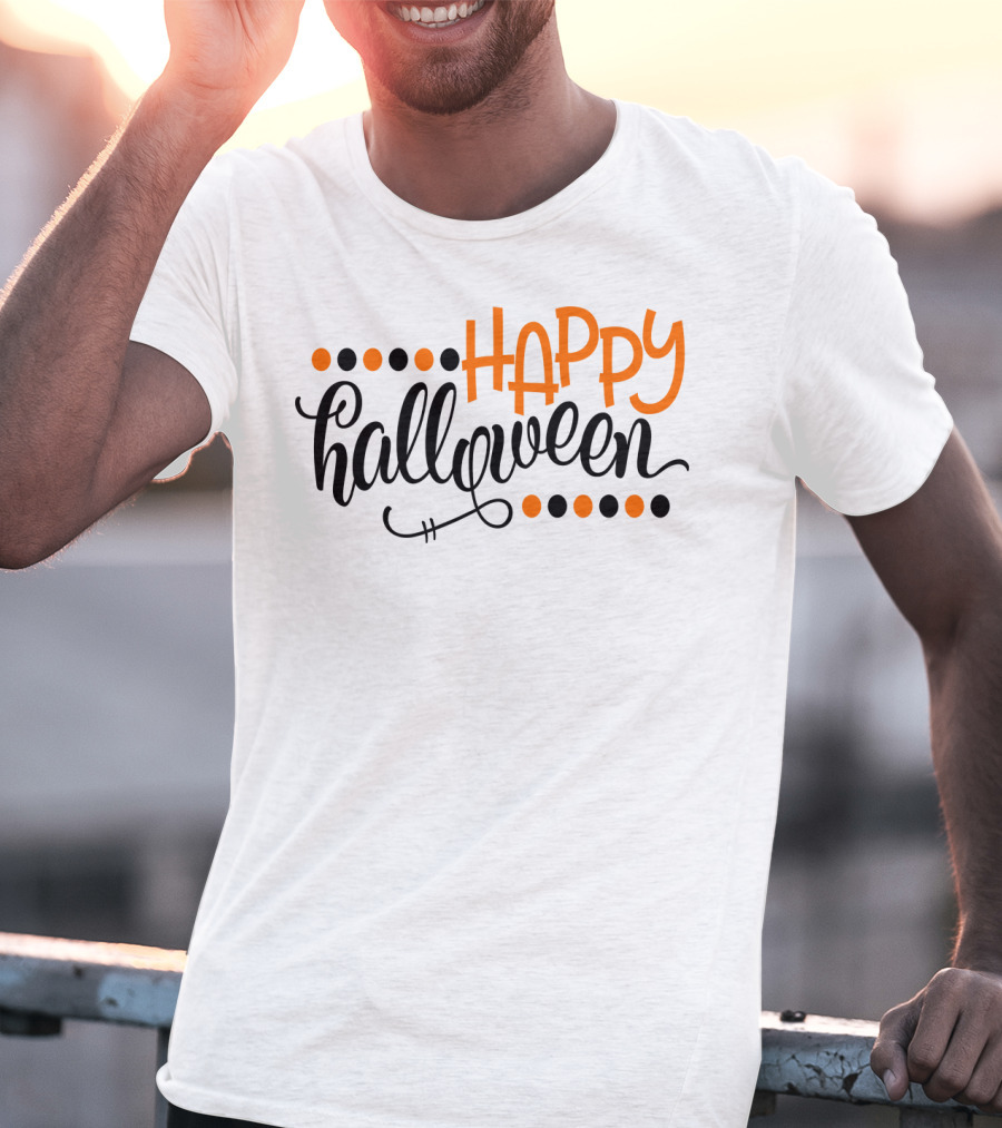 Happy Halloween Script Mom Grandma6 T-Shirt