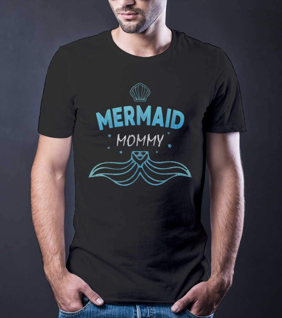 Mermaid Mommy Birthday Party Fun T-Shirt