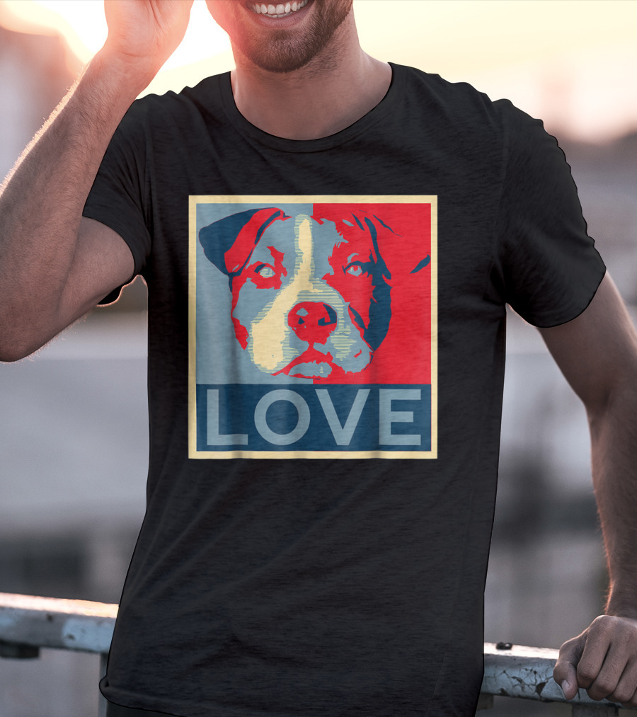 LOVE Pitbull Pit Bull Lovers T-Shirt