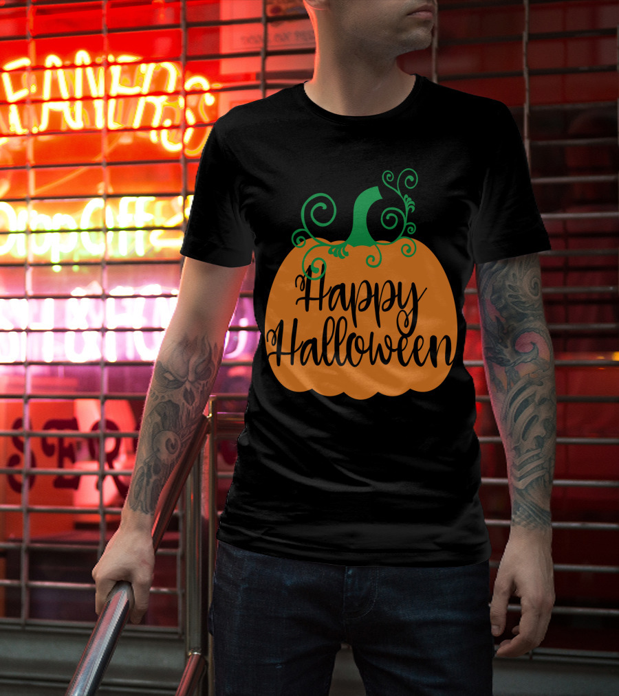 Happy Halloween Pumpkin Teacher Mom4 T-Shirt