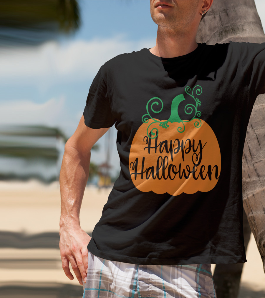 Happy Halloween Pumpkin Teacher Mom4 T-Shirt