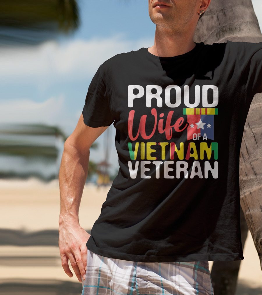Proud Wife Of A Vietnam Veteran T-Shirt
