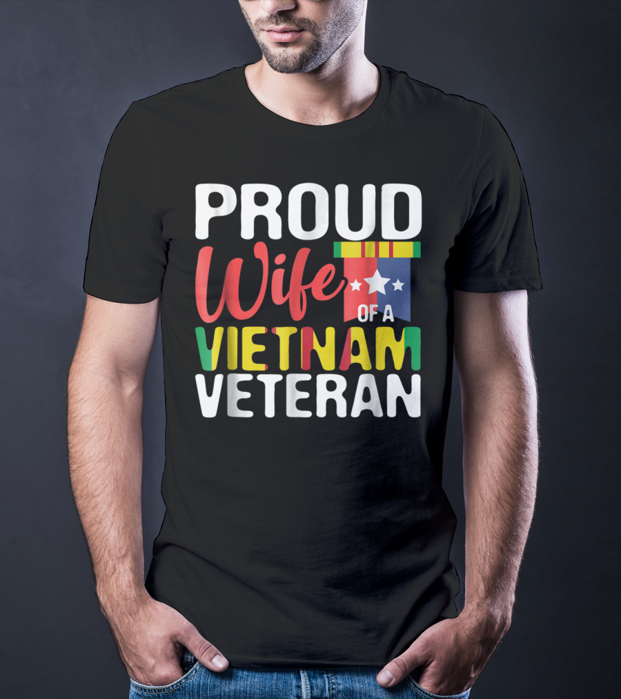 Proud Wife Of A Vietnam Veteran T-Shirt