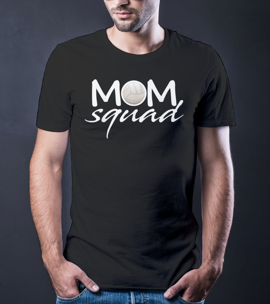 Volleyball Mom Squad For Women Mom Volleyball T-Shirt