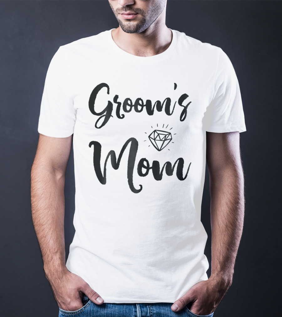 Groom's Mom With Diamond Cute9 T-Shirt