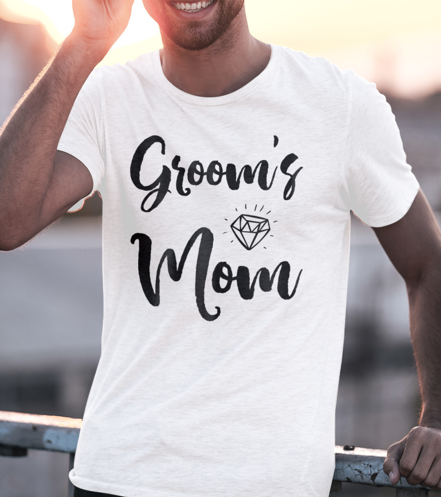 Groom's Mom With Diamond Cute9 T-Shirt