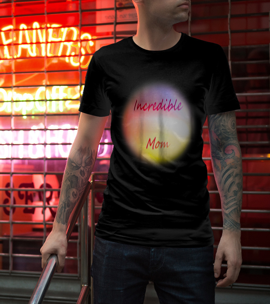 Incredible Mom Multicolored Glow T-Shirt
