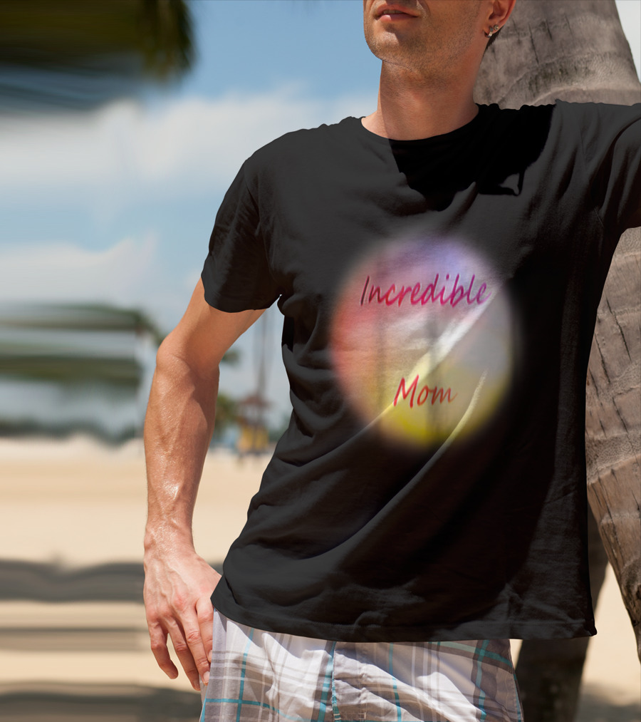 Incredible Mom Multicolored Glow T-Shirt