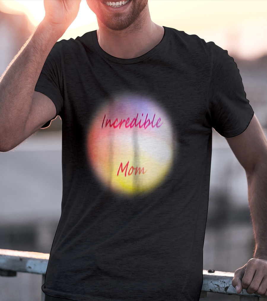 Incredible Mom Multicolored Glow T-Shirt