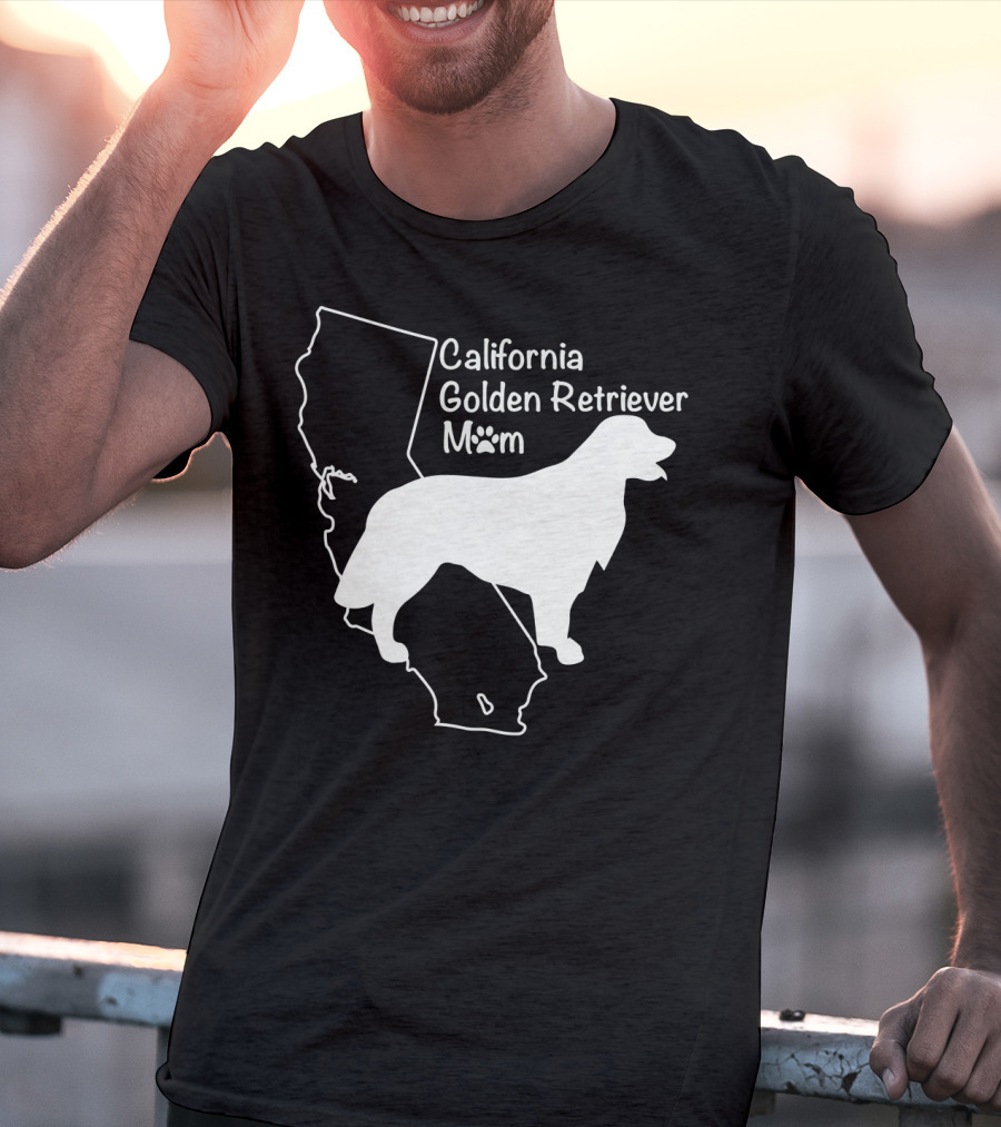 California Golden Retriever Mom T-Shirt