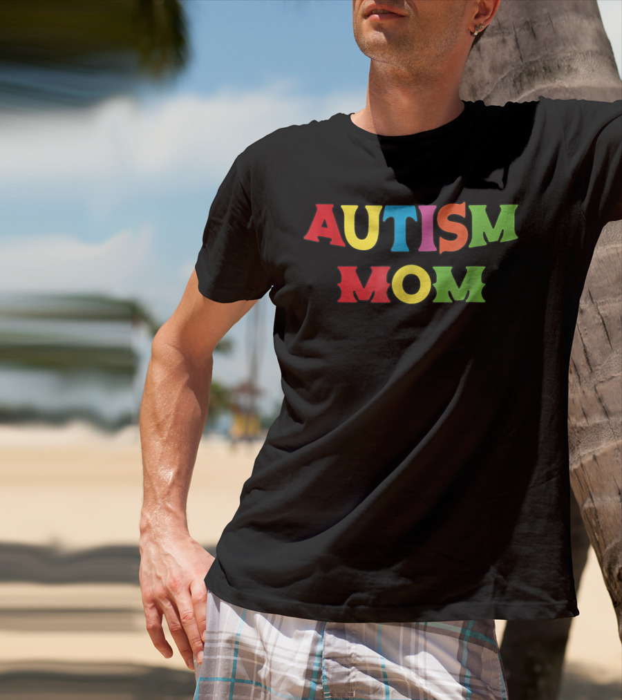 Autism Mom Autism Awareness Rainbow69 T-Shirt
