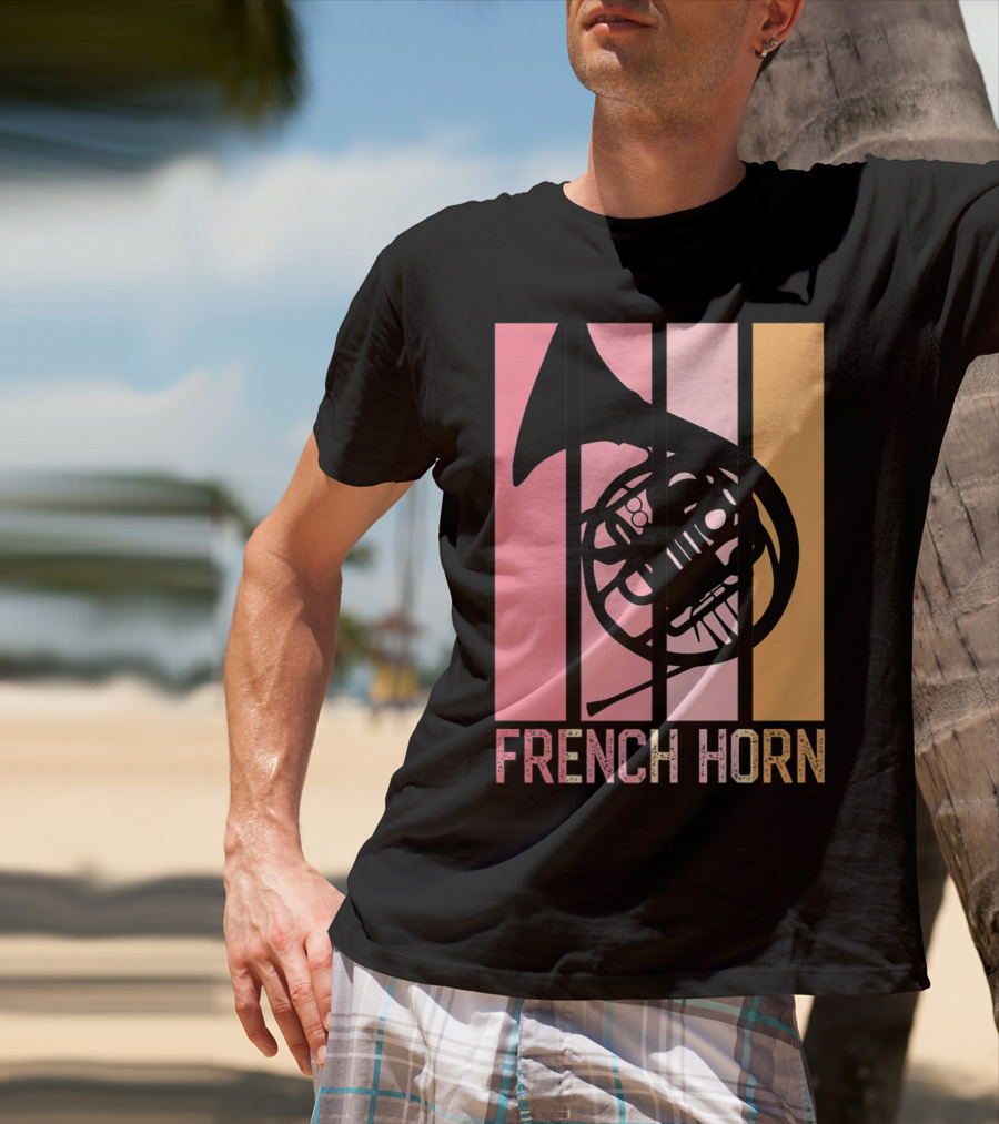 Band Mom Marching French Horn School75 T-Shirt