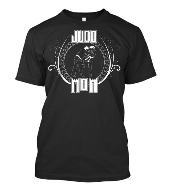 Judo Mom Black Belt Throwing Fight Sport Artistry T-Shirt