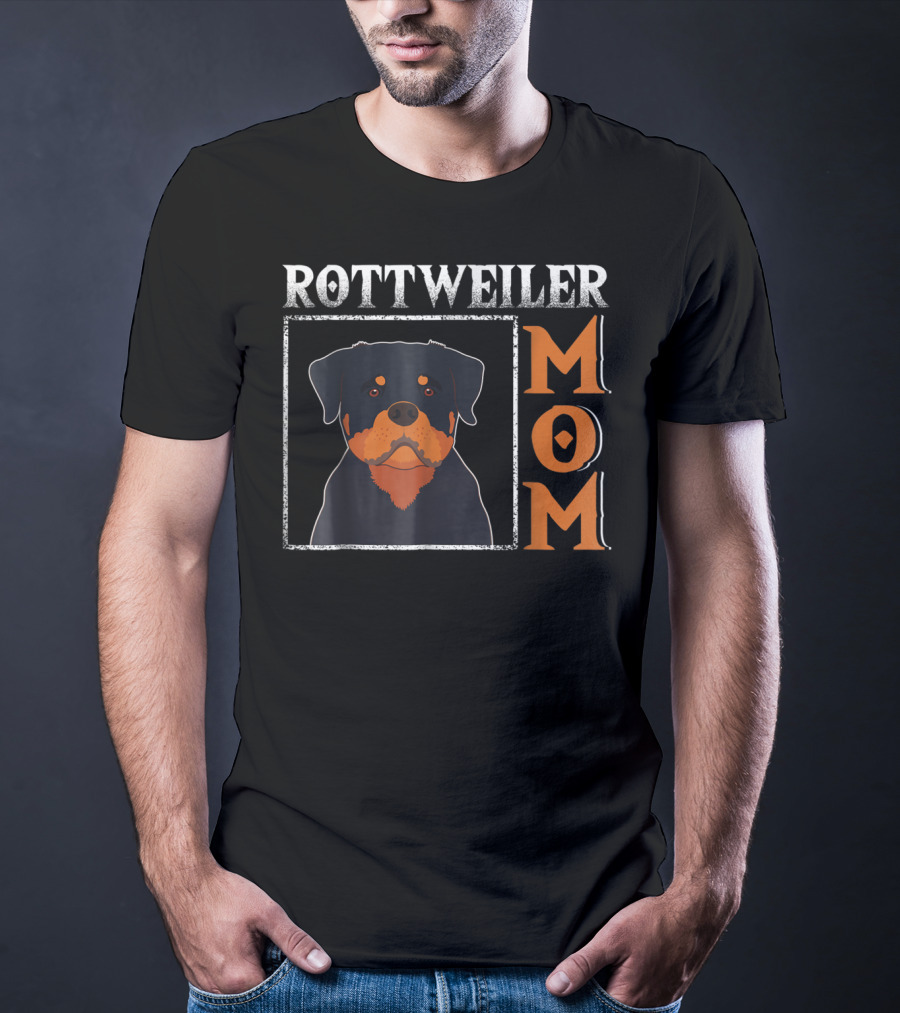 Rottweiler Mom Funny Dog Lover94 T-Shirt