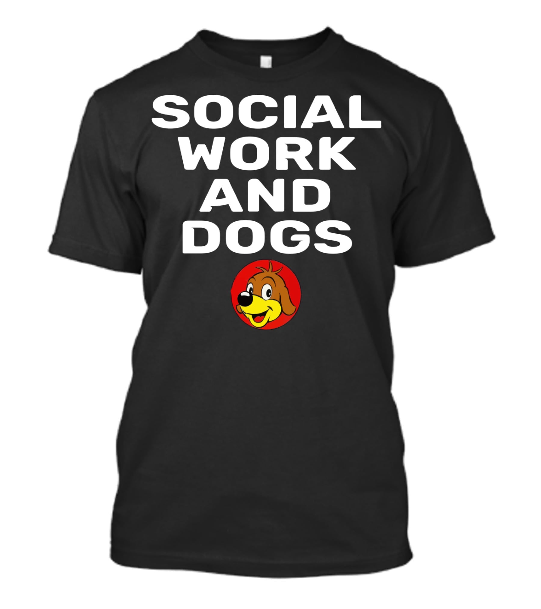 Social Work And Dogs Owner Lover Puppy Face T-Shirt
