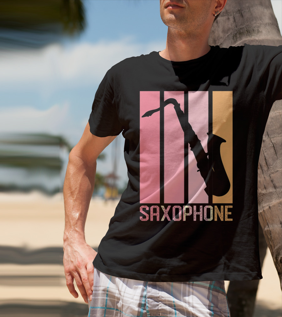 Saxophone Band Mom Marching Band School Music T-Shirt