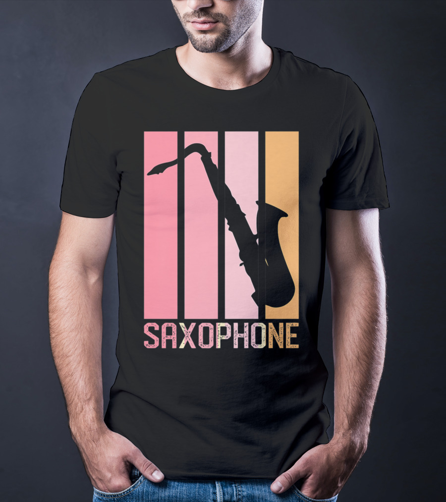 Saxophone Band Mom Marching Band School Music T-Shirt