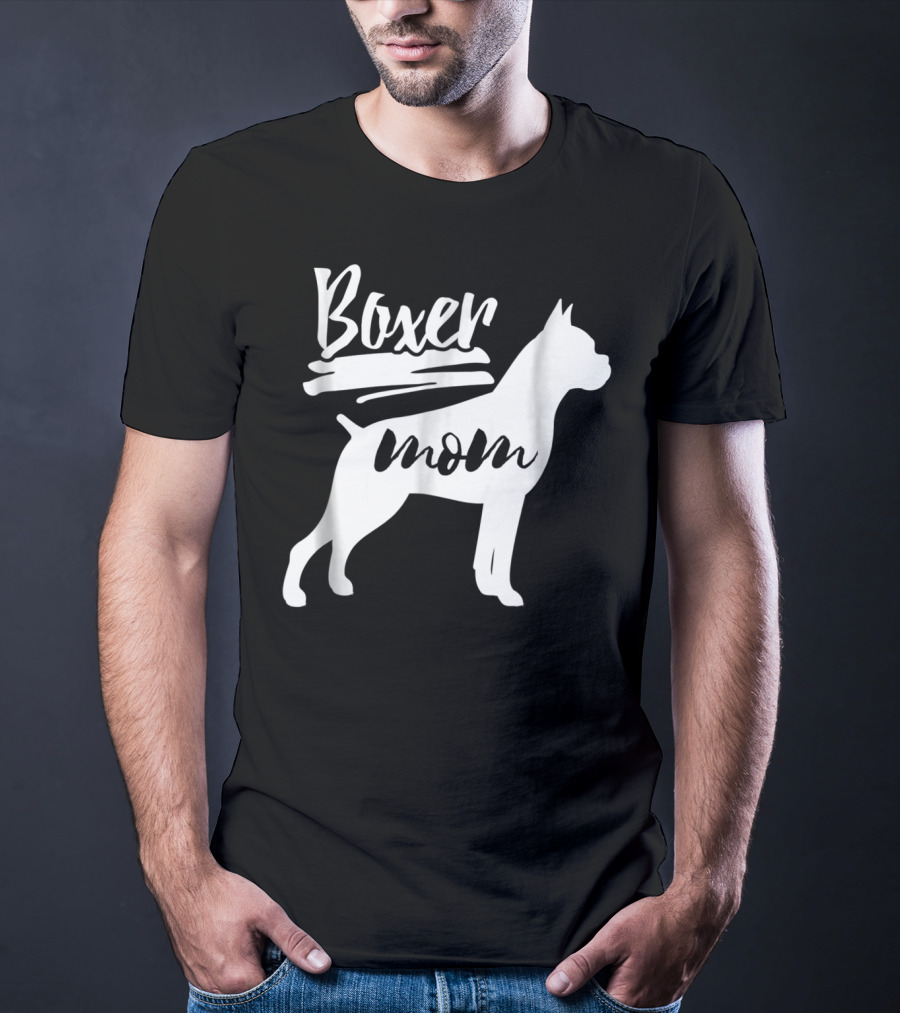 Boxer Mom Dog T-Shirt