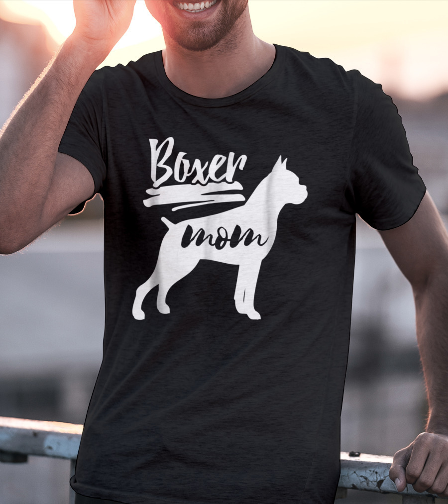 Boxer Mom Dog T-Shirt