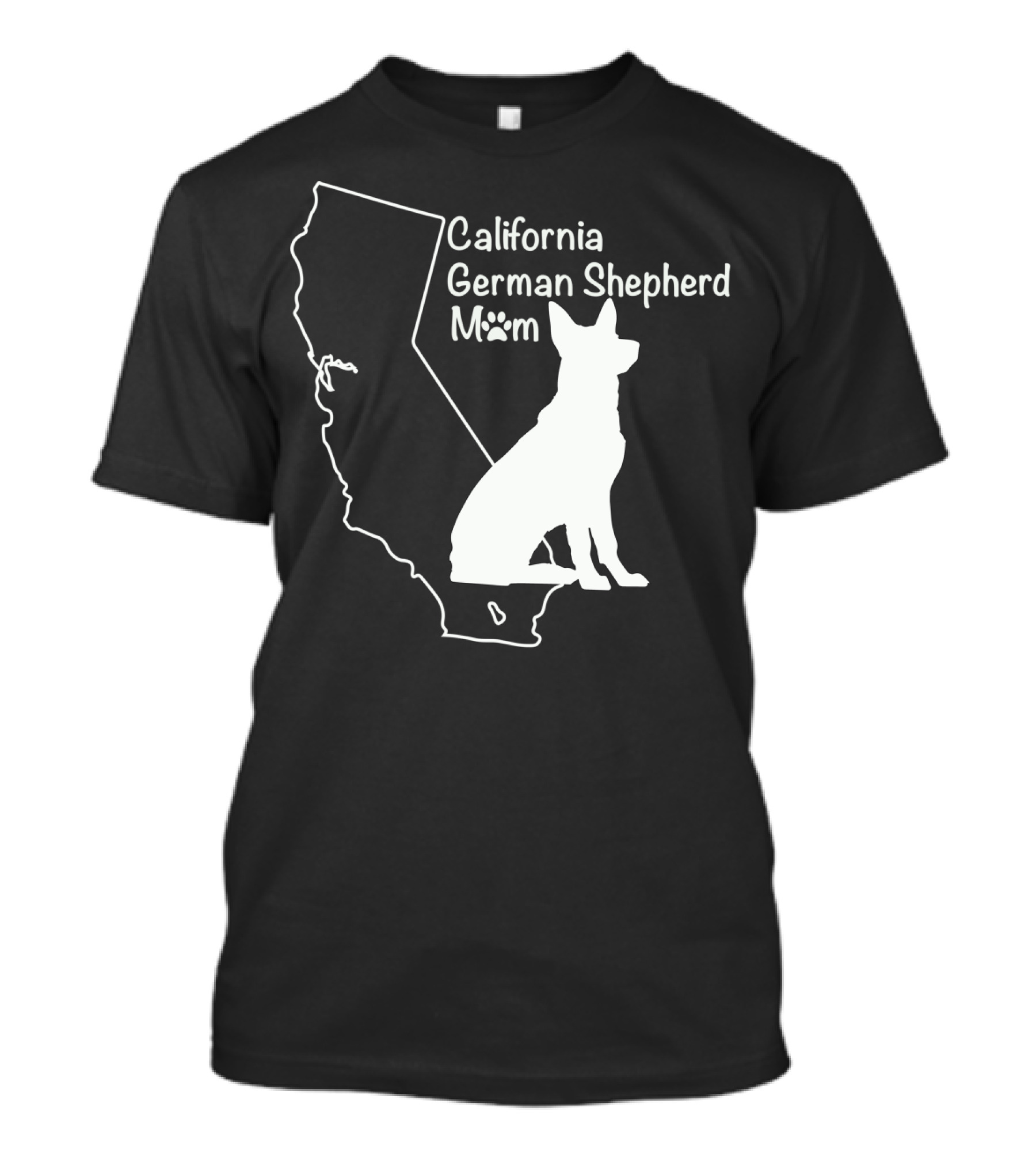 California German Shepherd Mom T-Shirt