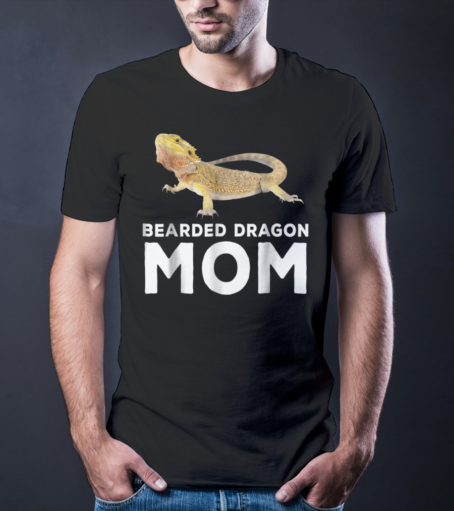 Bearded Dragon Mom Mother Pogona Reptile Enthusiast T-Shirt