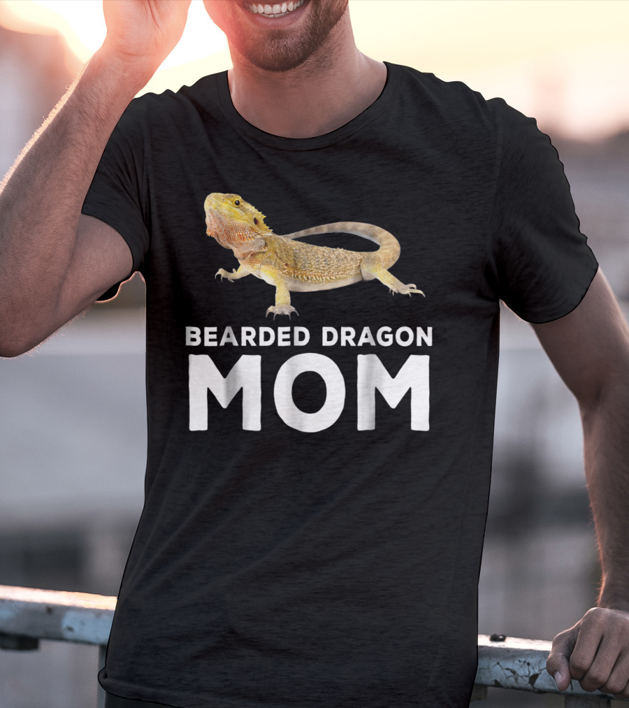 Bearded Dragon Mom Mother Pogona Reptile Enthusiast T-Shirt