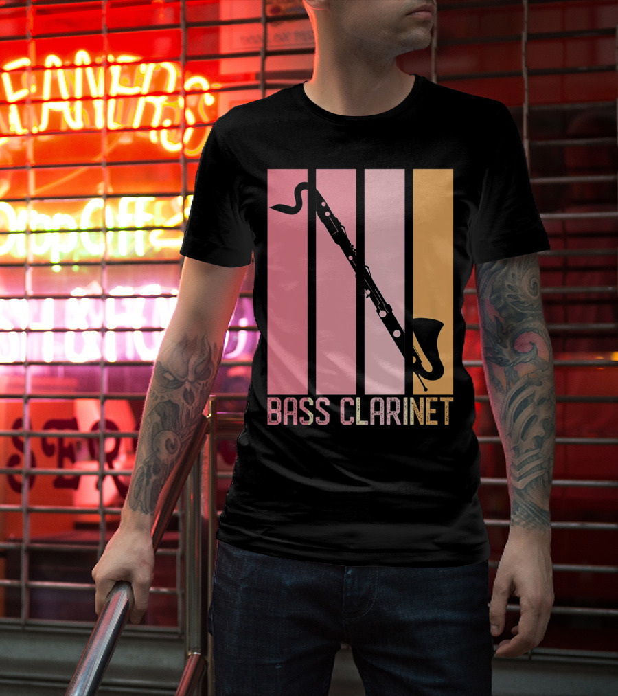 Bass Clarinet Band Mom Marching Band School T-Shirt