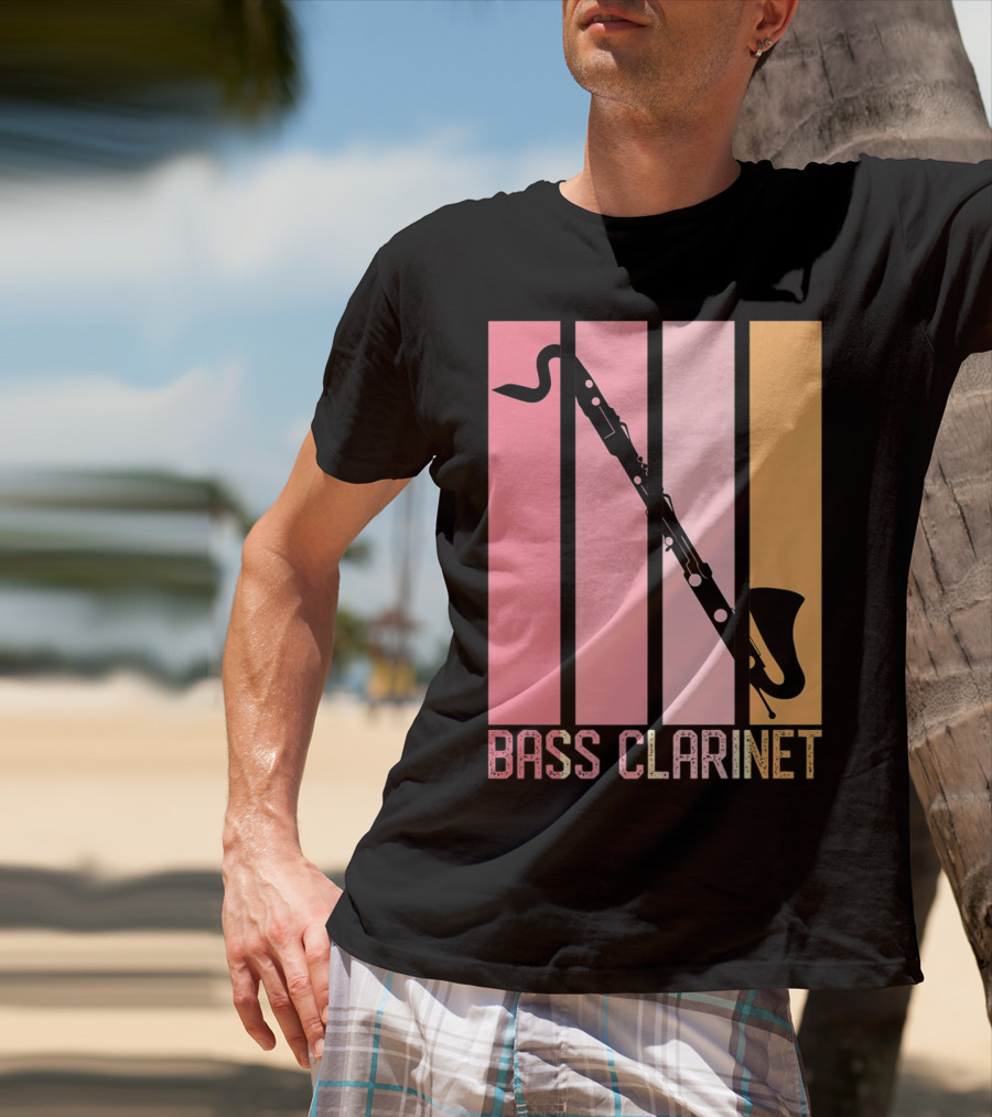 Bass Clarinet Band Mom Marching Band School T-Shirt