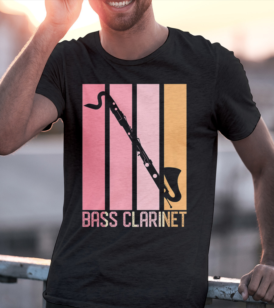 Bass Clarinet Band Mom Marching Band School T-Shirt