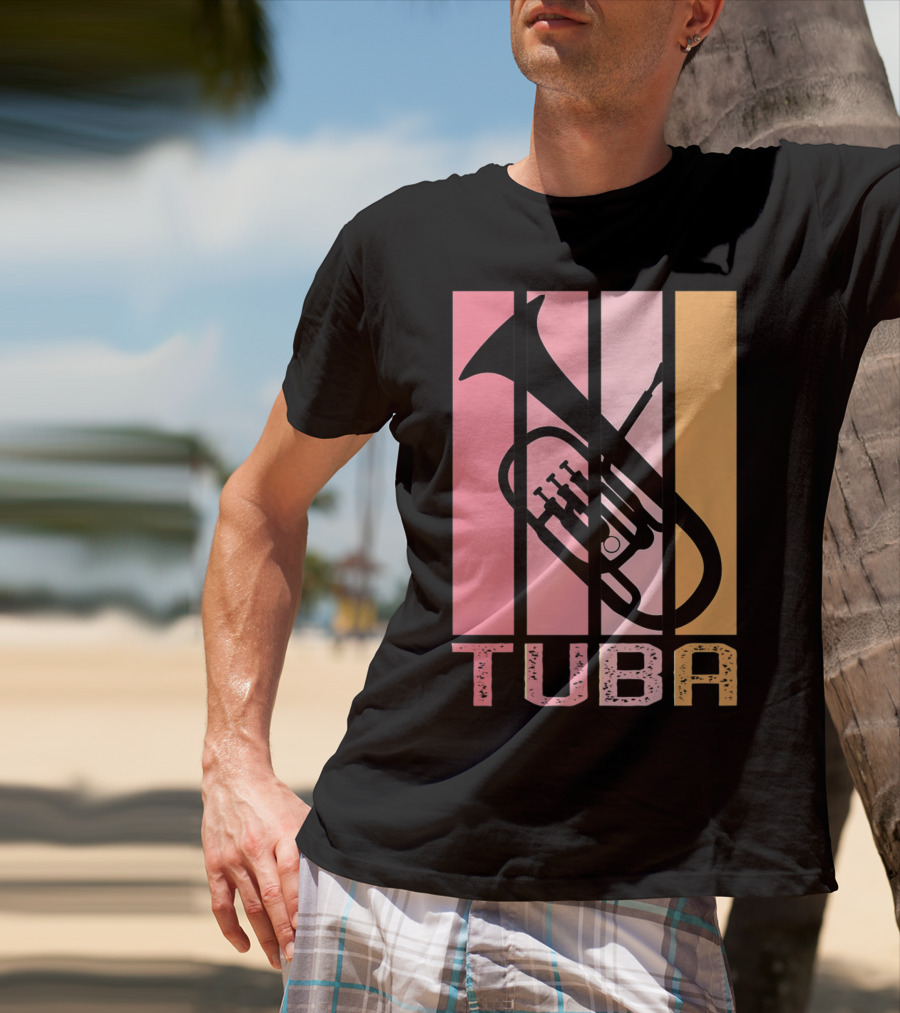 Band Mom Tuba Marching Band School Tuba T-Shirt