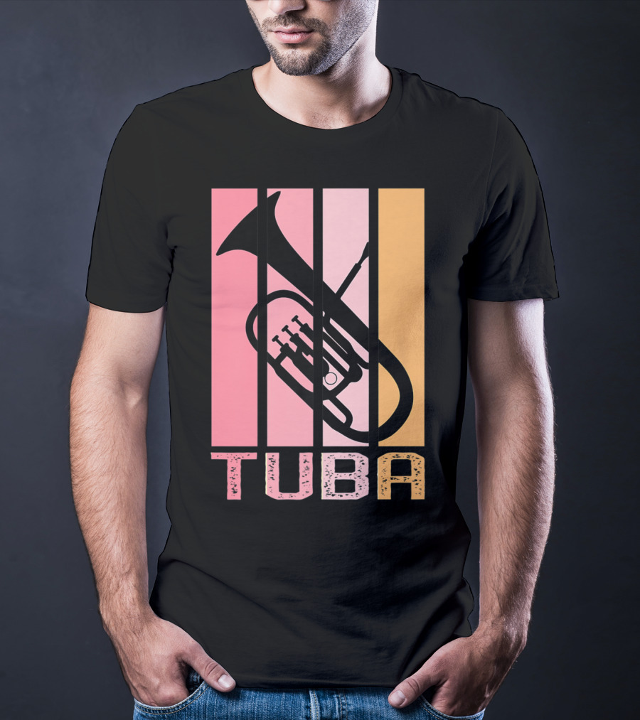 Band Mom Tuba Marching Band School Tuba T-Shirt