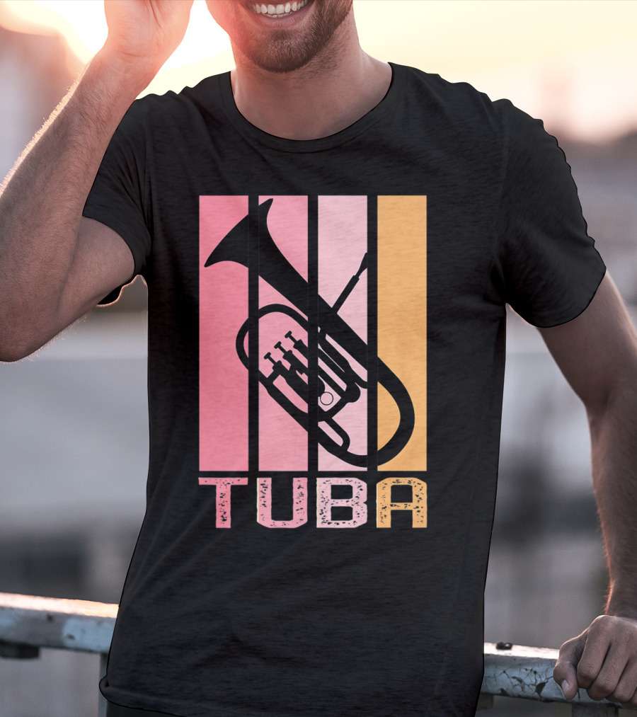 Band Mom Tuba Marching Band School Tuba T-Shirt