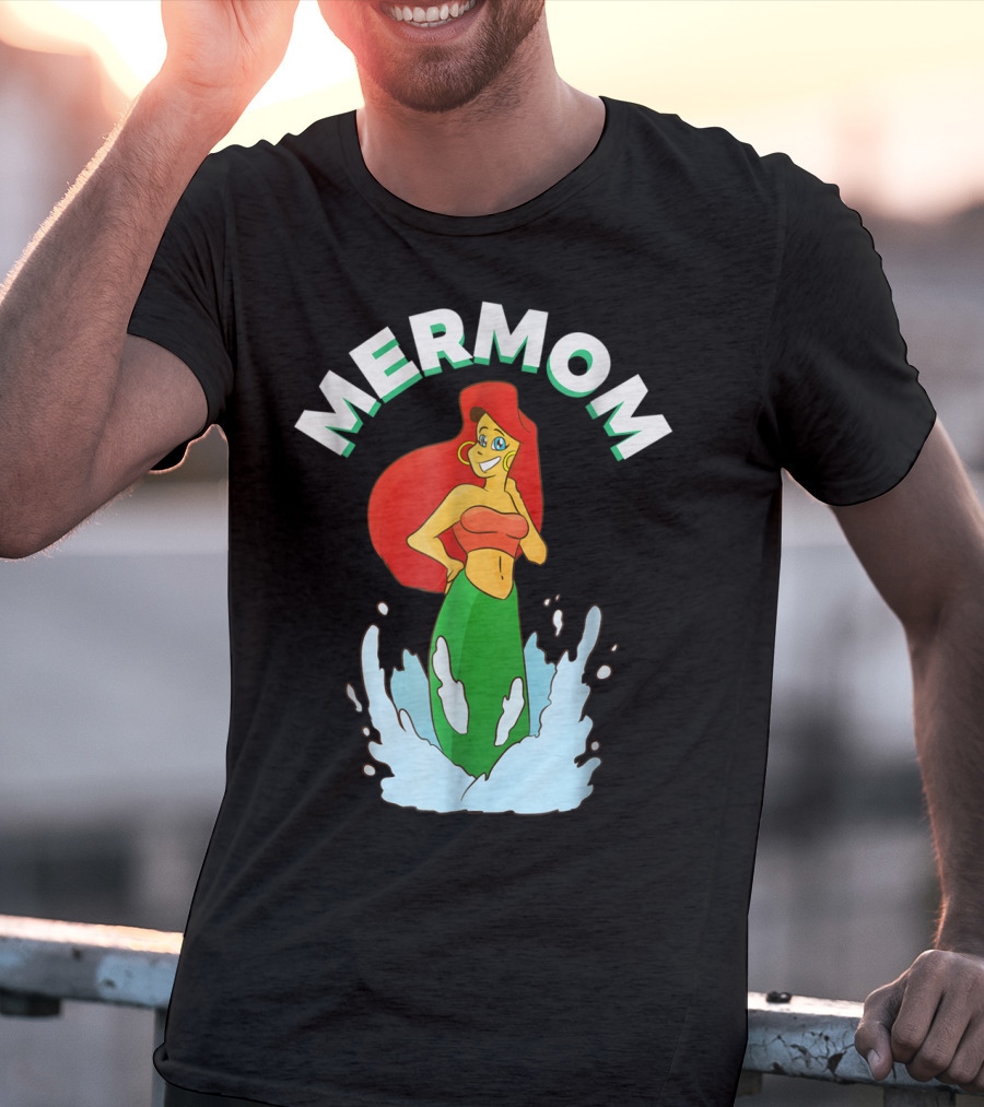 Mermom Cool Mermaid Mom Best Idea39 T-Shirt
