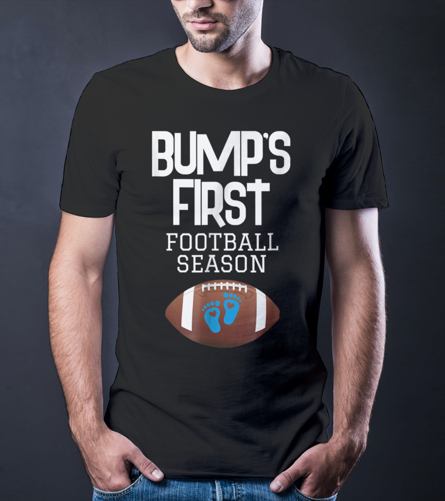 Bump's First Football Season New Mom To Be T-Shirt
