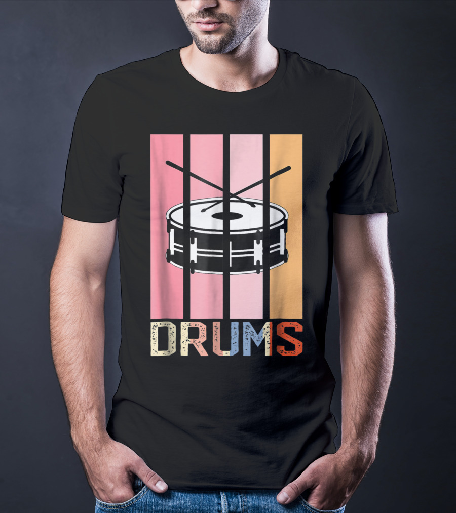 Drum Mom Marching Band High School Drums Drums95 T-Shirt