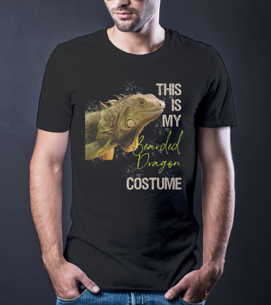 This Is My Bearded Dragon Costume Funny Bearded Dragon Costume Art Apparel Clothes38 T-Shirt