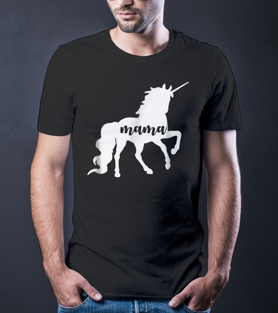 Mama Unicorn Horse T-Shirt