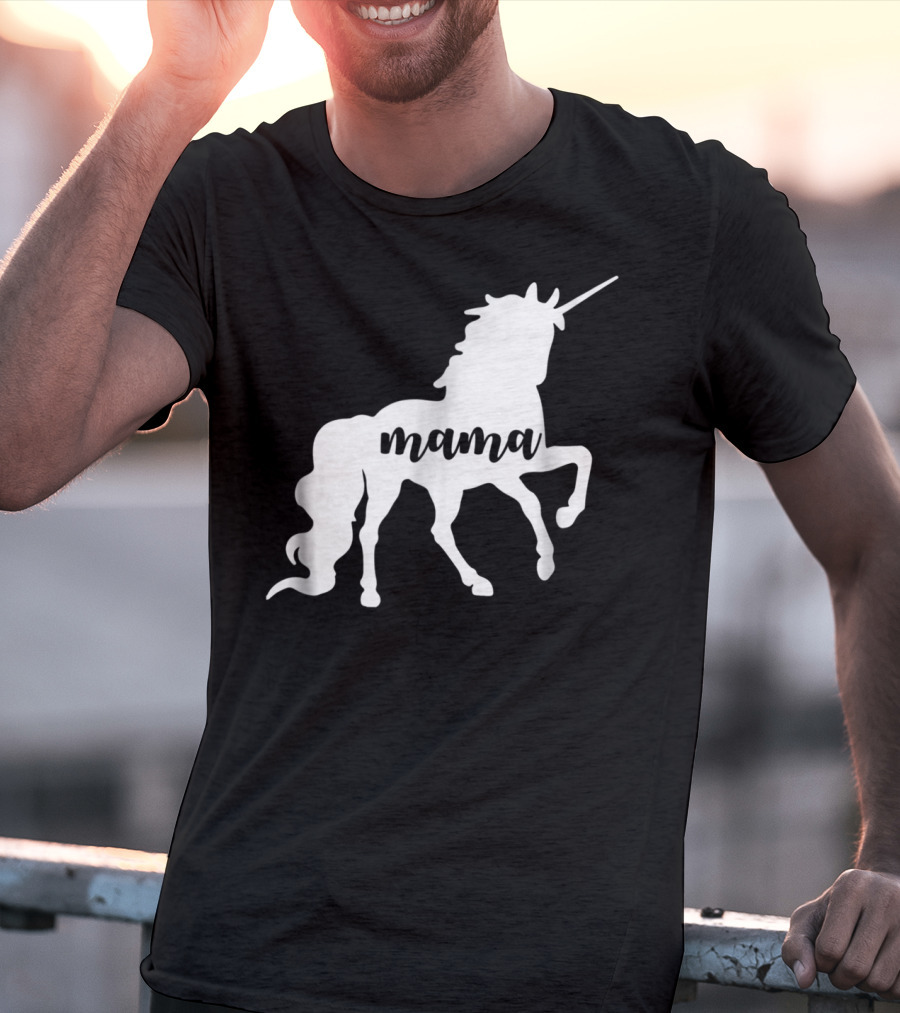 Mama Unicorn Horse T-Shirt