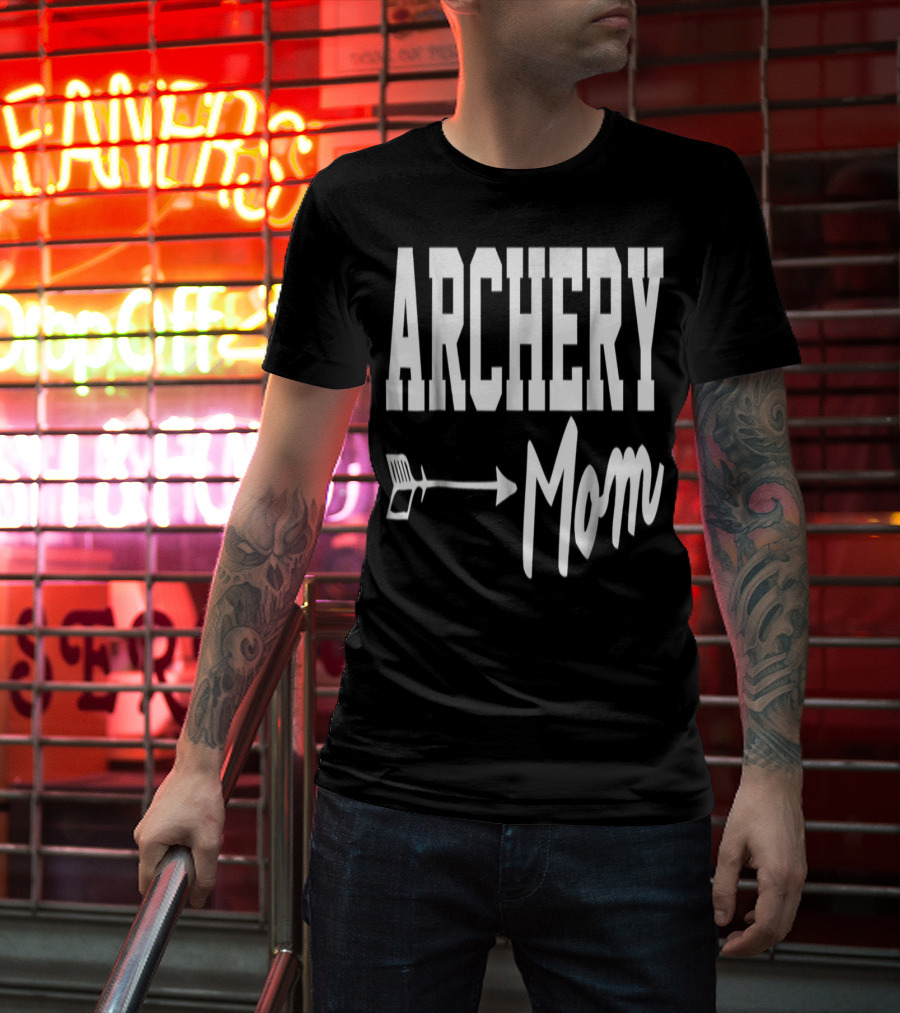 ARCHERY MOM Bow Arrow T-Shirt