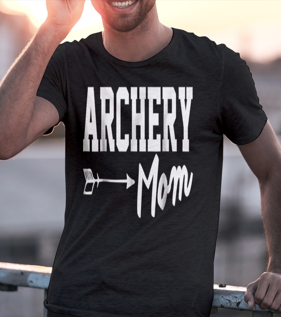 ARCHERY MOM Bow Arrow T-Shirt