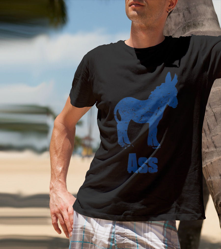 Ass Donkey Funny Dad Husband Wife72 T-Shirt