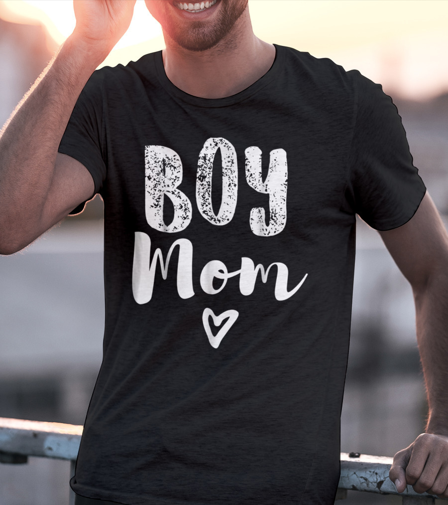 Boy Mom Heart Tshirt23Boy T-Shirt