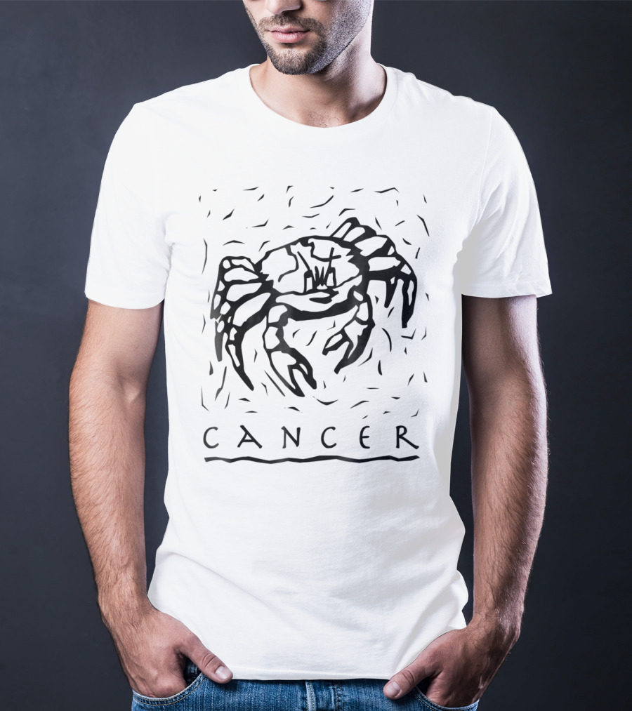 Cancer Zodiac Birthday The Crab Symbol Water Sign T-Shirt