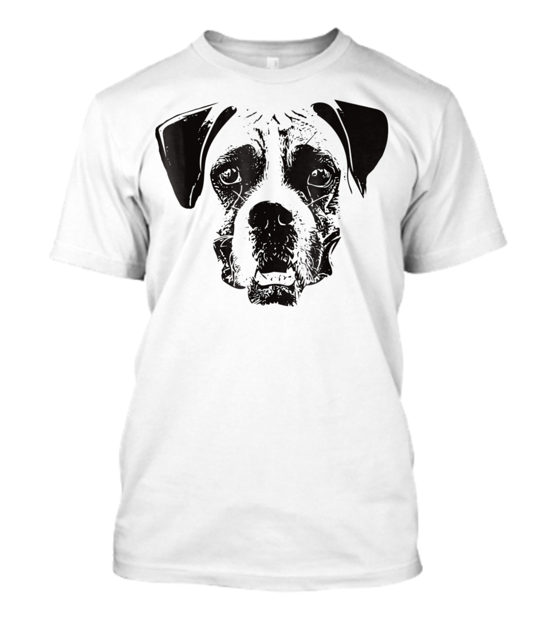 Boxer Dog Face Dog Mom Or Dad Boxer Dog Face T-Shirt