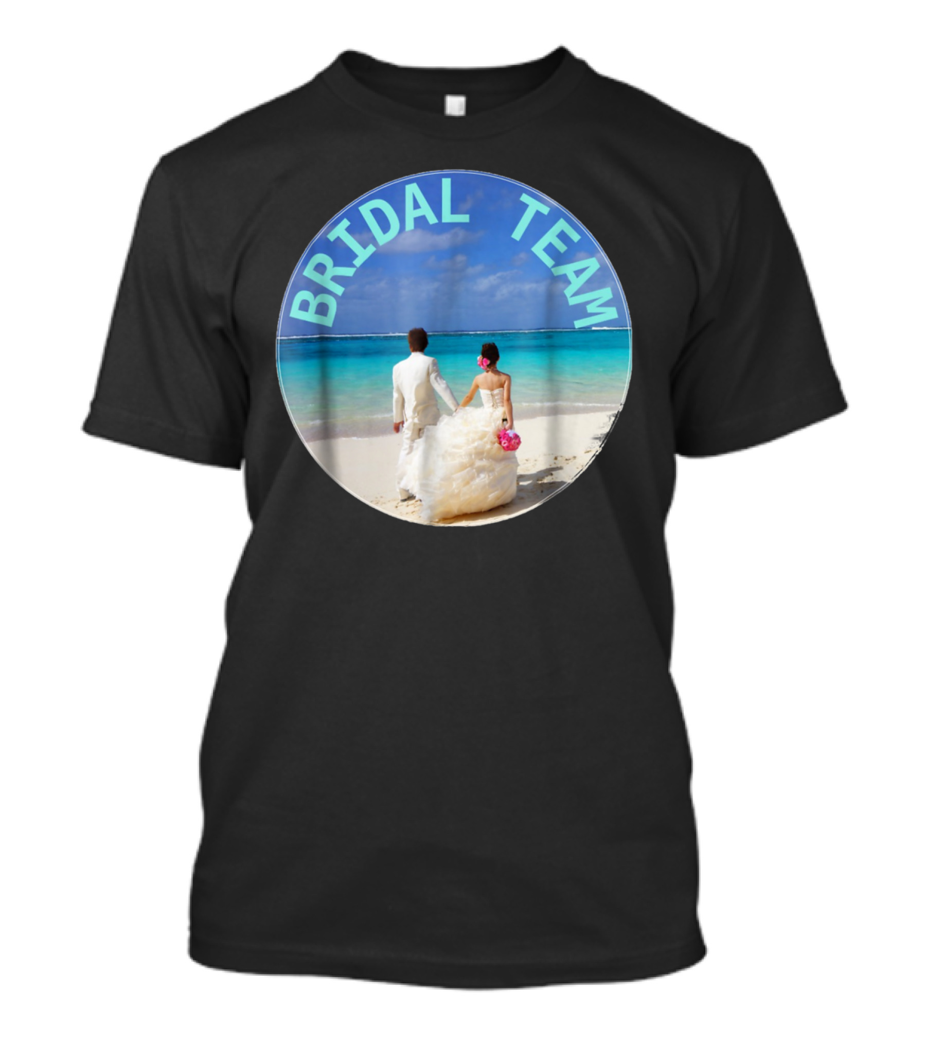 Bridal Team Beach Wedding T-Shirt